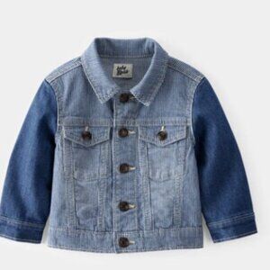 NWT OshKosh B’gosh x Carter’s Baby Toddler Denim Jacket 24 Months Blue